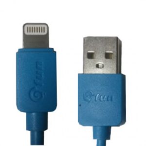 GFUN 78-LIGBL USB A 2.0 Cable Male To Lightning 8pin Male Blue 1m Braided Fast Charging iPhone 5/5s/5c/6/6plus & iPAD4/5/air/mini PTR-0050