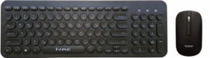 Πληκτρολόγιο Ασύρματο & Ποντίκι Οπτικό Μαύρο Wireless USB Keyboard & Mouse Black Marvo MV-DC001BK