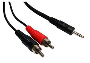 Jack Male 3.5 To 2 X RCA Male Audio Sound Cable 2.5m Καλώδιο Ήχου gm-cca-458-2.5m