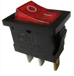 Power Switch On/Off RK2-16 3P Red Διακόπτης Τροφοδοσίας Κόκκινος