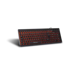 Element KB-160KO USB Keyboard Wired Black-Orange Πληκτρολόγιο Μαύρο-Πορτοκαλί