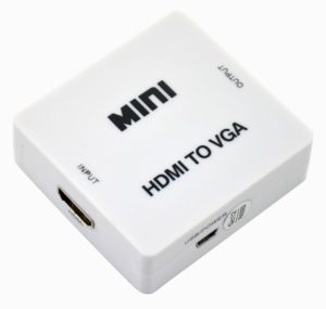 Powertech CAB-H073 Adaptor Hdmi Female To Vga Female White Full Hd 1080p