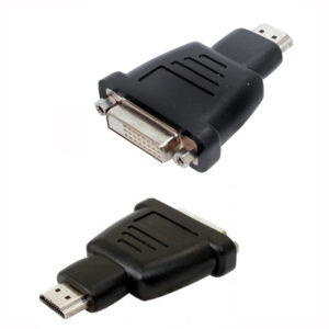 ADAPTER HDMI MALE TO DVI-D FEMALE M19/F24 BLACK VC-003