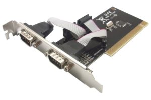 POWERTECH SLOT-005 PCI CARD 2 X SERIAL RS232 ADAPTER CHISET WCH351
