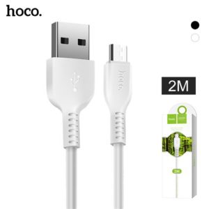Borofone USB A 2.0 Cable Male To Micro USB B Male White 2m Fast Charging Καλώδιο Φόρτισης Λευκό BX14 X20