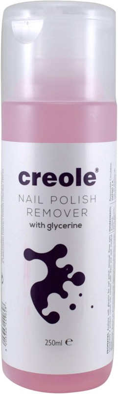 Creole Acetone Nail Polish Remover Με Γλυκερινη 250ml