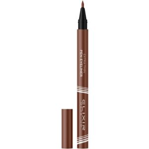Elixir Extra Thin Pen Eyeliner Νο002 Brown Cafe