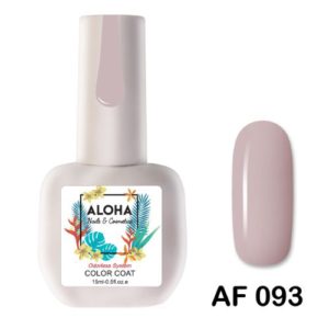 Ημιμόνιμο βερνίκι ALOHA 15ml - Χρώμα: AF 093 / Χρώμα: Γκρι-μπεζ (Silky Beige)
