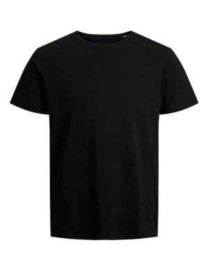 Ανδρική μπλούζα με φερμουάρ στο πλάι JACK & JONES 12174743 ΜΑΥΡΟ