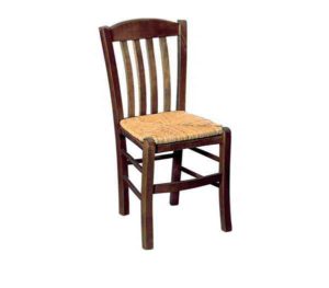 Καρέκλα Ψάθα CASA Εμποτ.Καρυδί 42x45x88cm