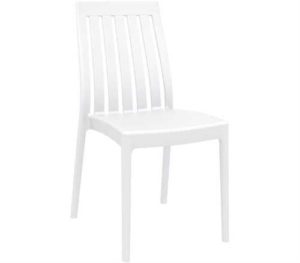 Καρέκλα πολυπροπυλένιου SOHO White 45X55X89εκ. (Σετ 20 ΤΕΜ)