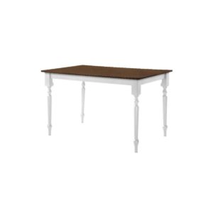 Τραπέζι 150x90cm Καρυδί/Άσπρο SALOON