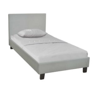 Κρεβάτι Wilton Μονό Ύφασμα Grey Stone . Διάσταση: 97x203x89(Στρώμα 90x190)cm
