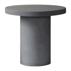 Cylinder Τραπέζι CONCRETE D.80cm Cement Grey
