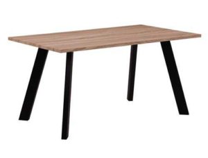 Τραπέζι Baxter 140x80 Sonoma/Βαφή Μαύρη