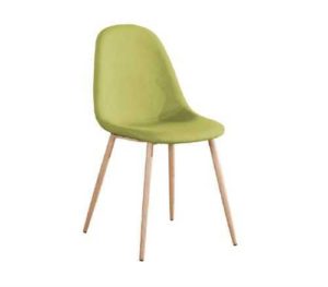 Καρέκλα Celina Μεταλλική Φυσικό/Ύφασμ.Πράσινο Συσκ.4τμχ 45x54x85cm