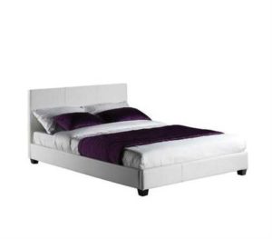 Κρεβάτι διπλό Wilton150x200 PU Άσπρο