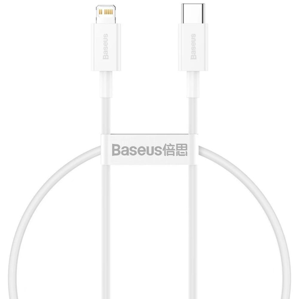 Baseus Superior USB-C to Lightning Cable 20W Λευκό 0.25m (CATLYS-02) (BASCATLYS-02)