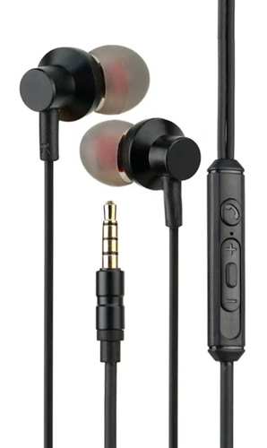LDNIO 6933138691793 | LDNIO earphones με μικρόφωνο HP06, 3.5mm, 1.2m, μαύρα