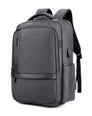 ARCTIC HUNTER B00120C-GY | ARCTIC HUNTER τσάντα πλάτης B00120C-GY με θήκη laptop 15.6, γκρι