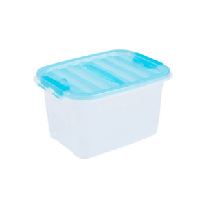 Homeplast Pin Box 8L Γαλάζιο | Κουτί Αποθήκευσης με Καπάκι 27×21×17cm Πλαστικό
