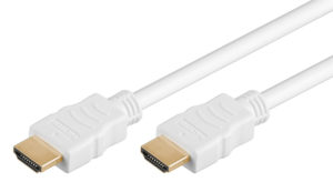 GOOBAY 61018 | GOOBAY καλώδιο HDMI 2.0 με Ethernet 61018, 18Gbit/s, 4K, 1m, λευκό