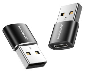 JOYROOM S-H152-BK | JOYROOM αντάπτορας USB σε USB Type-C S-H152, μαύρος, 2τμχ