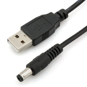 ΚΑΛ. USB POWER CABLE 5.5mm X 2.1mm 1m