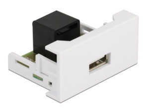 DELOCK 81344 | DELOCK module USB σε RJ45 Easy 45 81344, 22.5x45mm, λευκό