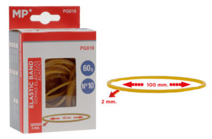 MP PG010 | MP λαστιχάκια συσκευασίας PG010 σε κουτί, No10, 2x100mm, 60g