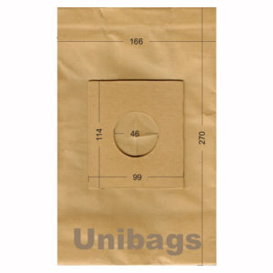 Unibags 1975 5τμχ | Σακούλες Σκούπας Χάρτινες