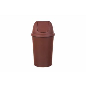 Homeplast 50L Καφέ | Κάδος Απορριμάτων Πλαστικός