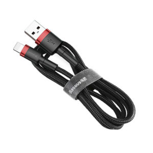 Baseus Cafule Braided USB to Lightning Cable Red 0.5m (CALKLF-A19) (BASCALKLFA19)