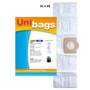 Unibags 620 3τμχ | Σακούλες Σκούπας AEG KARCHER ROWENTA HOOVER BOSCH DELONGHI Microfiber