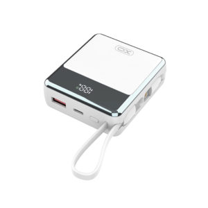 PR224 mini digital display fast charging power bank 10000mAh (White)