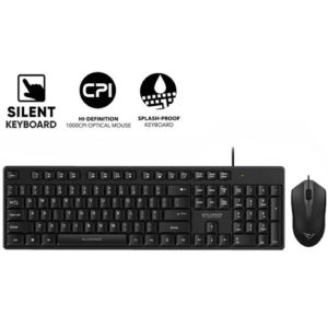 ALCATROZ C3300 | ALCATROZ USB WIRED SILENT COMBO KEYBOARD AND MOUSE XPLORER C3300