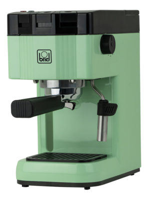 BRIEL BRL-B15-GN | BRIEL μηχανή espresso B15, 20 bar, πράσινη, 10 χρόνια εγγύηση