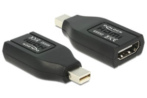 DELOCK 65552 | DELOCK αντάπτορας DisplayPort mini σε HDMI 65552, 1080p, μαύρος