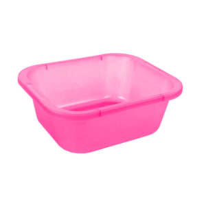 Homeplast Παραλληλόγραμμη 10L Ροζ | Λεκάνη Πλυσίματος
