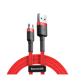 Baseus Cafule Braided USB 2.0 to micro USB Cable Red 2m (CAMKLF-C09) (BASCAMKLFC09)
