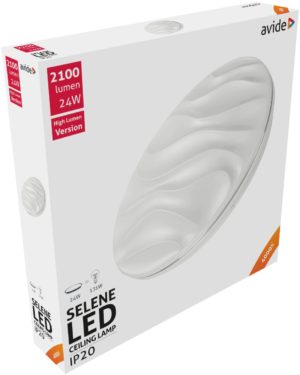 Avide LED Ceiling Lamp Oyster Selene 24W 380*70mm 4000K