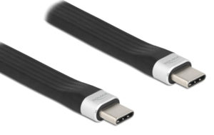DELOCK 85770 | DELOCK καλώδιο USB 3.2 Gen 2 Type-C 85770, 10Gbps, 3A, FPC, flat, 13.5cm