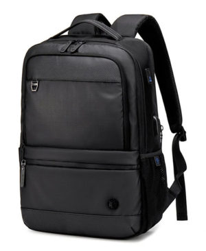 GOLDEN WOLF GB00402-BK | GOLDEN WOLF τσάντα πλάτης GB00402, με θήκη laptop 15.6, 20-25L, μαύρη