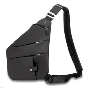 ARCTIC HUNTER XB00041-BK | ARCTIC HUNTER τσάντα crossbody XB00041-BK, αδιάβροχη, μαύρη