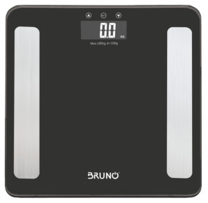 BRUNO BRN-0056 | BRUNO ψηφιακή ζυγαριά με λιπομετρητή BRN-0056, έως 180kg, μαύρη