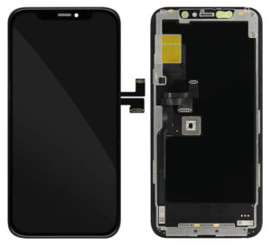 TW INCELL ILCD-021 | TW INCELL LCD για iPhone 11 Pro, camera-sensor ring, earmesh, μαύρη