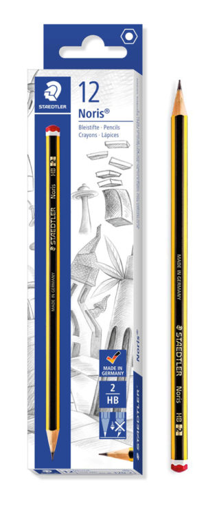 STAEDTLER 120-2 | STAEDTLER ξύλινο μολύβι Noris 120-2, εξάγωνο, ΗB2, 12τμχ