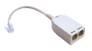 POWERTECH ADSL-05 | POWERTECH ADSL Splitter με φίλτρο ADSL-05, μπεζ