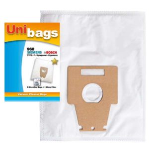 Unibags 960 5τμχ | Σακούλες Σκούπας BOSCH SIEMENS Type P Microfiber