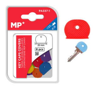 MP PA337-1 | MP πλαστικά καλύμματα κλειδιών PA337-1, 25mm, 8τμχ, διάφορα χρώματα